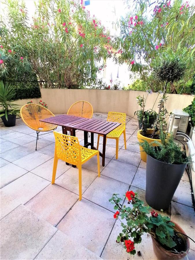 Studio Neuf 25 M2, Terrasse 35 M2 Proche Port Nice, Centre Ville Exteriér fotografie