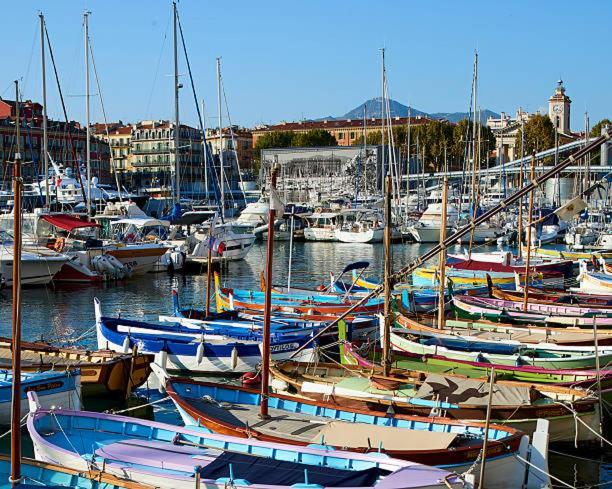 Studio Neuf 25 M2, Terrasse 35 M2 Proche Port Nice, Centre Ville Exteriér fotografie